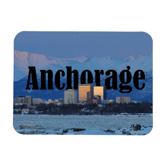 Imán Anchorage Alaska Magnet (Horizontal)