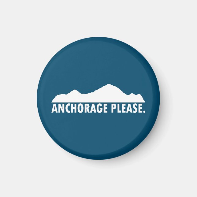 Imán Anchorage Alaska Please (Frente)