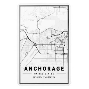 Imán Anchorage Alaska USA City Travel City Map
