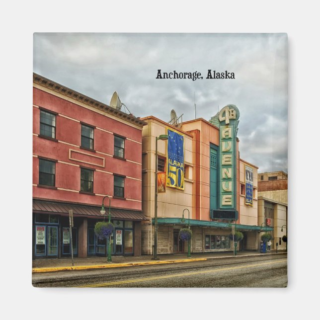 Imán Anchorage Cityscape (Frente)