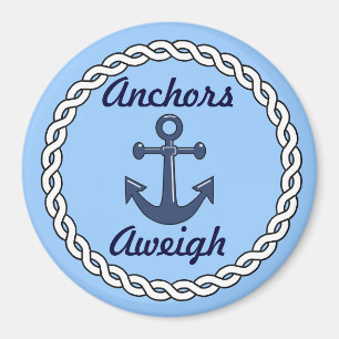 Imán Anchors Aweigh Blue