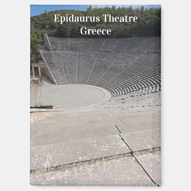 Imán Ancient Theatre of Epidaurus Greece Magnet (Anverso)