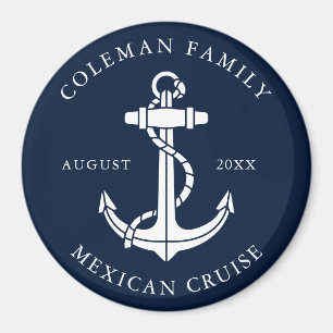 Imán Ancla de barco de crucero familiar náutico persona
