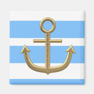 Imán Ancla dorada, símbolos del amor.