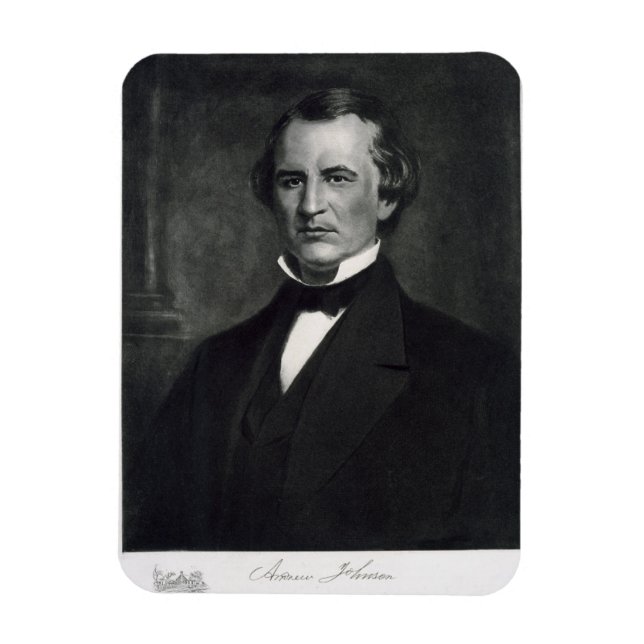 Imán Andrew Johnson (1808-75), 17º Presidente de la Onu (Vertical)