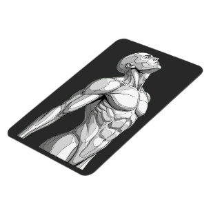 Imán Android Anatomy: Cyborg Flexible Magnet