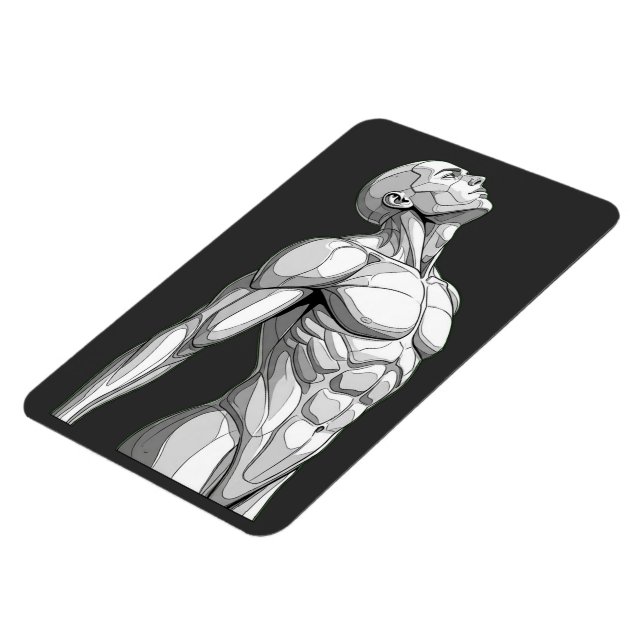 Imán Android Anatomy: Cyborg Flexible Magnet (Lado Izquierdo)