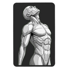 Imán Android Anatomy: Cyborg Flexible Magnet