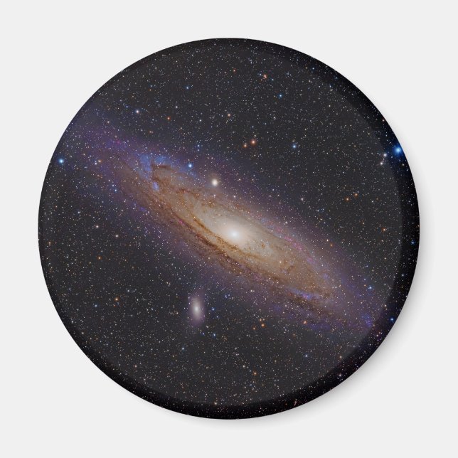 Imán Andromeda Galaxia tomada con filtro alfa de hidróg (Frente)