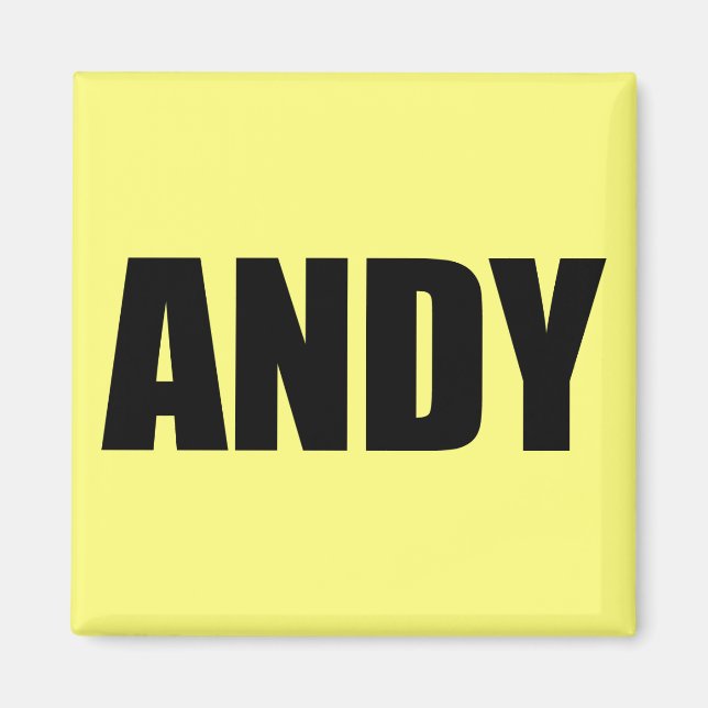 Imán Andy (Frente)