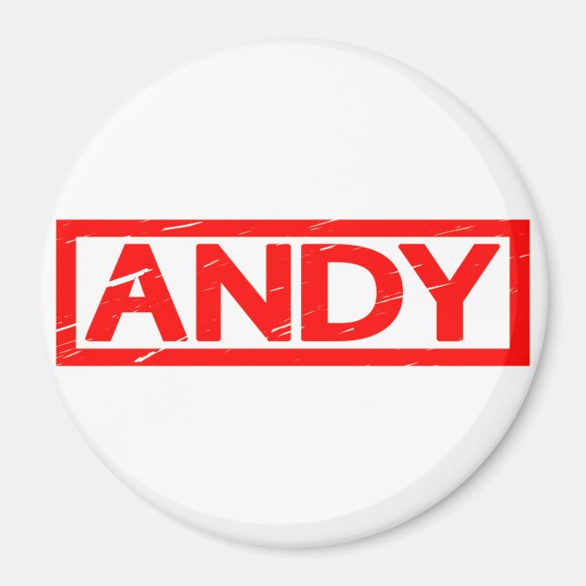 Imán Andy Stamp (Frente)