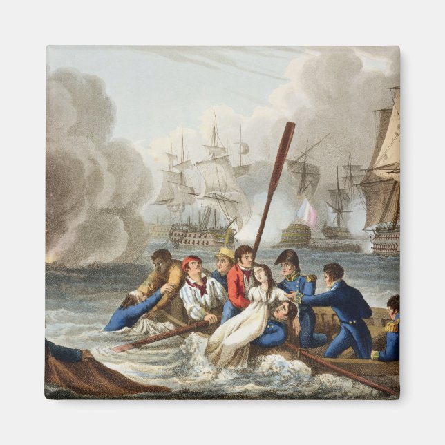 Imán Anécdota en la batalla de Trafalgar (Frente)