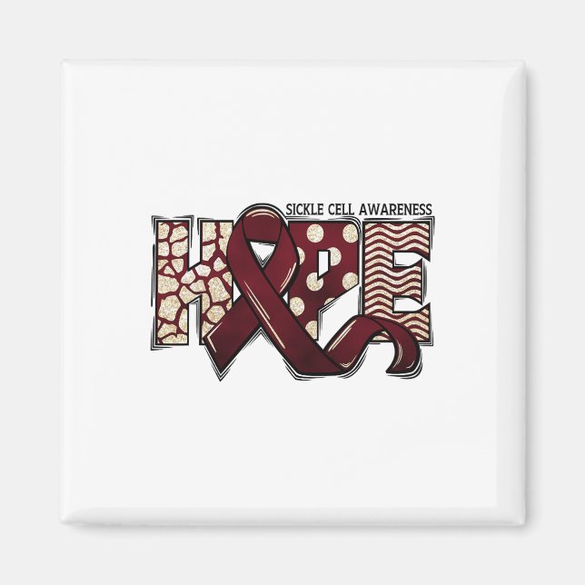 Imán Anemia anemia anemia drepanocítica mes Cinta Esper (Frente)