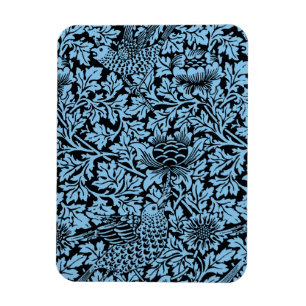 Imán Anenoma de aves del patrón floral William Morris