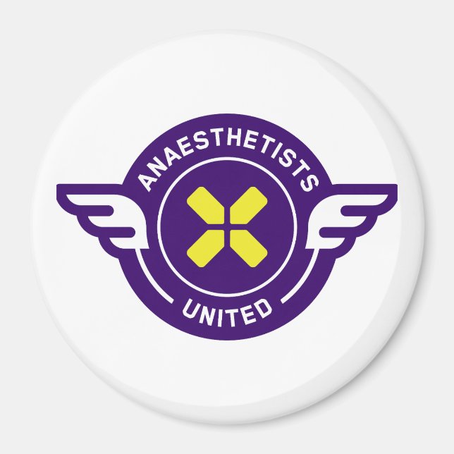 Imán Anestesistas United Badge (Frente)