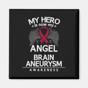 Imán Aneurysm Awareness Gift - Cinta de Borgoña
