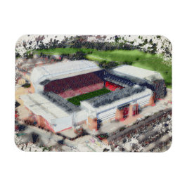 Imán Anfield Stadium Liverpool - Artistic Watercolour