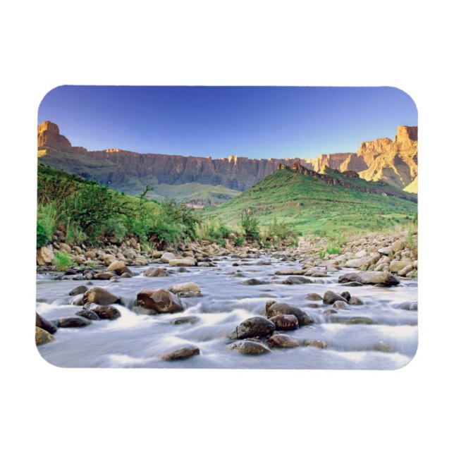 Imán Anfiteatro Y Río Tugela En Drakensberg (Horizontal)