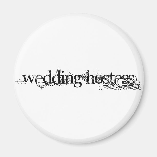 Imán Anfitriona de boda (Frente)