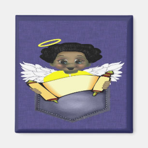 Imán Ángel afroamericano