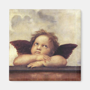 Imán ANGEL / Cherub Winged Raffaello Sanzio Magnet