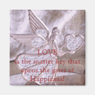 Imán Ángel con corazón