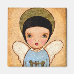 Imán Ángel con la lira