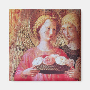 IMÁN ÁNGEL CON LOS ROSAS