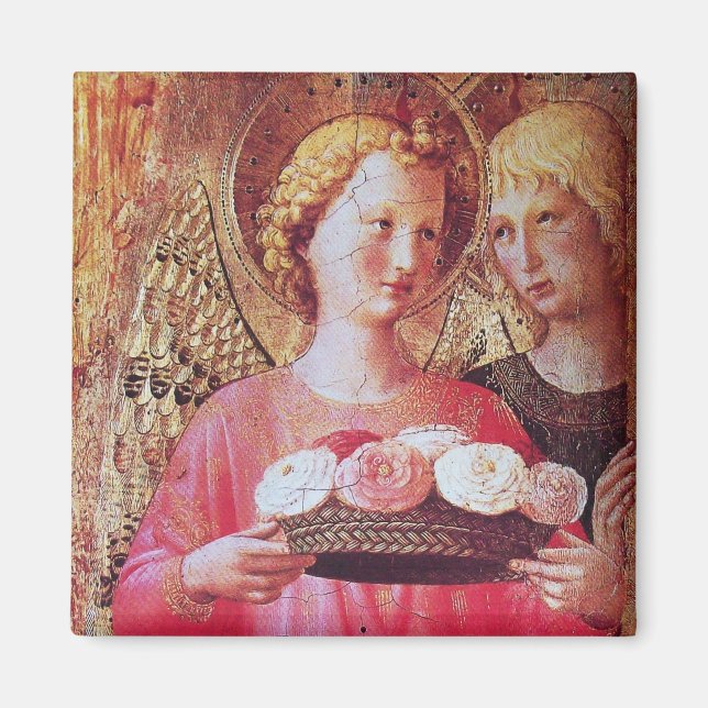 IMÁN ÁNGEL CON LOS ROSAS (Frente)