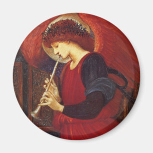 Imán Ángel con Trumpet, Bella Artes de Burne-Jones