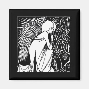 Imán Ángel de Beardsley Nouveau