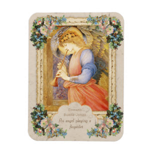 Imán Ángel de Burne-Jones que juega una chirimia CC081