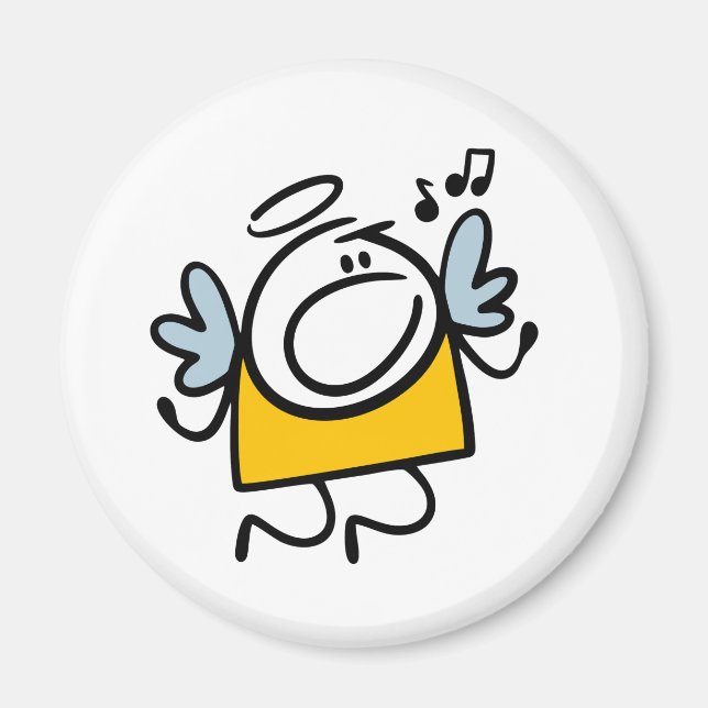 Imán Ángel de canto gracioso (Frente)