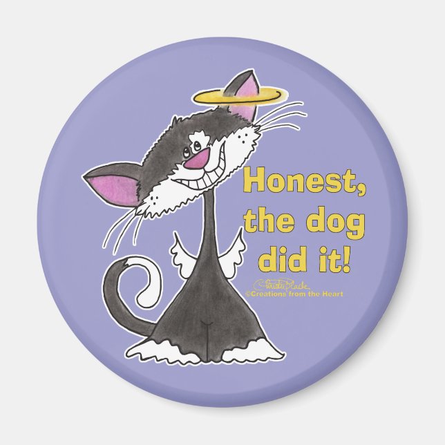 Imán Angel de gatos (Frente)