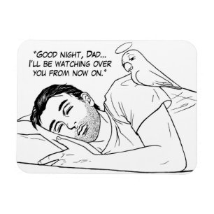 Imán Ángel de guarda para el papá