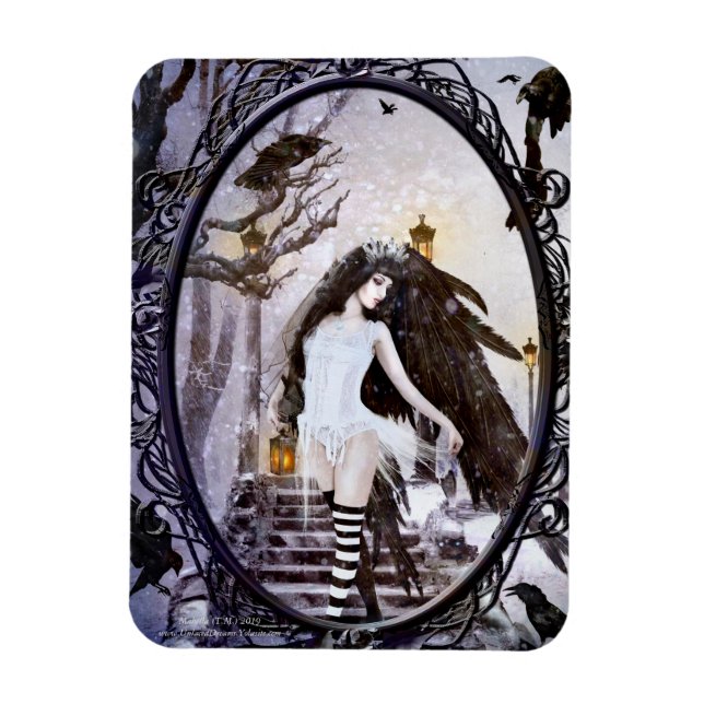 Imán Ángel de invierno (Vertical)