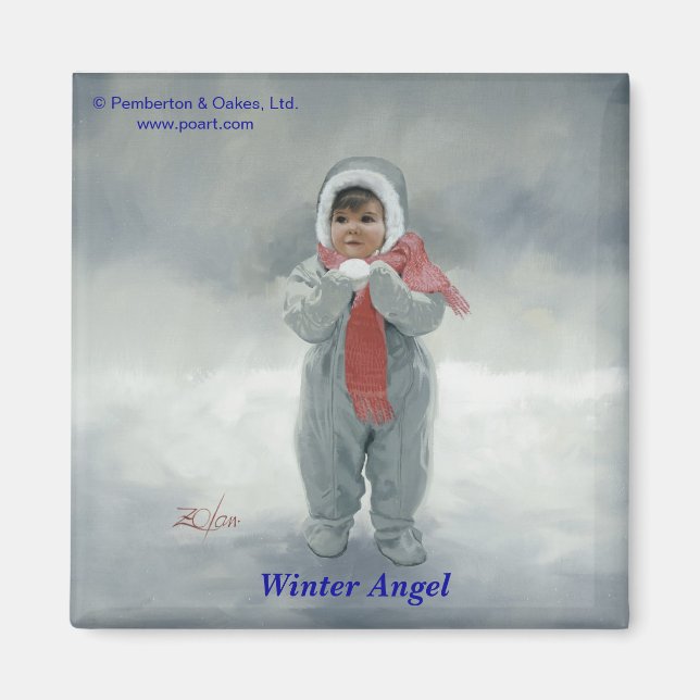 Imán Ángel de invierno (Frente)