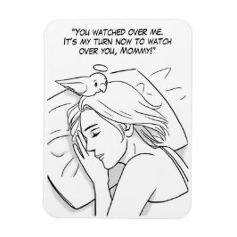 Imán Ángel de la guarda para mamá