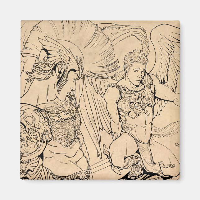 Imán Ángel de la Guardian por Joe Phillips (Frente)