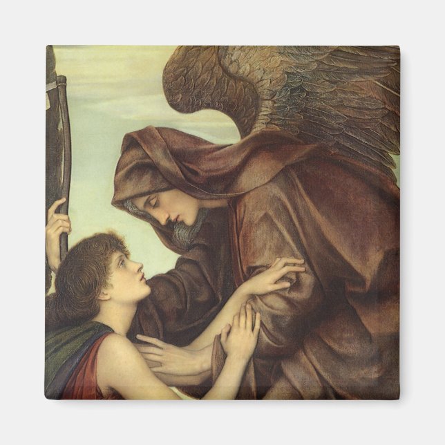 Imán Ángel de la muerte por Evelyn De Morgan (Frente)