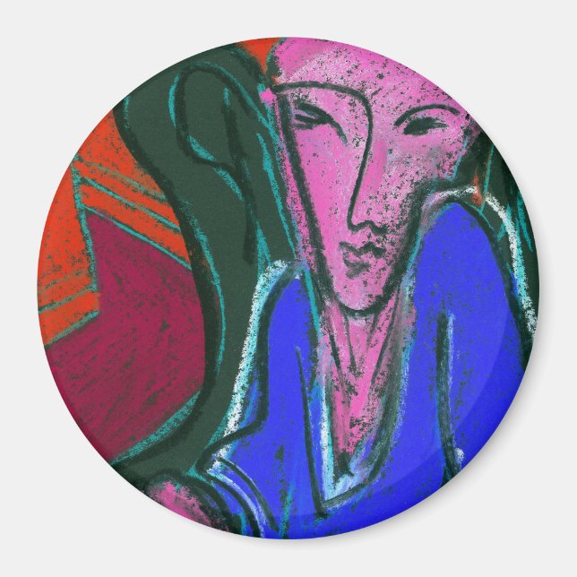 Imán Ángel de la Prosperidad Magnet (Frente)