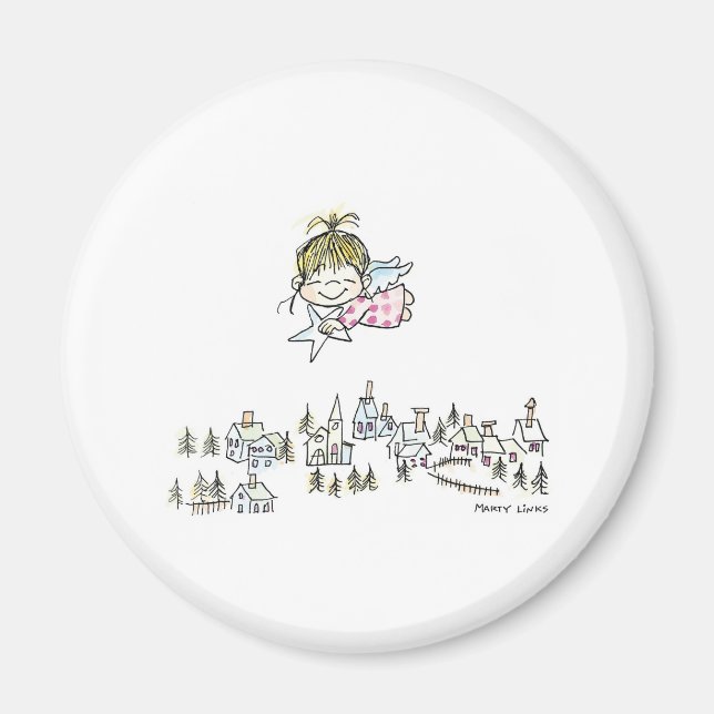 Imán Angel de Navidades CH-010 (Frente)