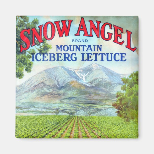 Imán Ángel de nieve (Frente)