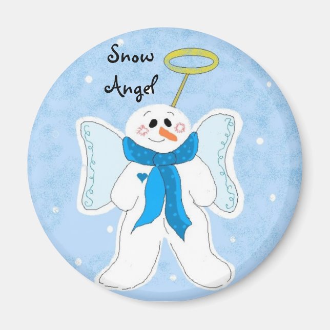 Imán Ángel de nieve (Frente)