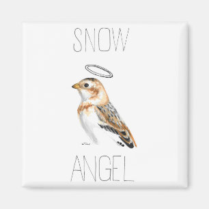 Imán Ángel de nieve (Bunting de nieve)