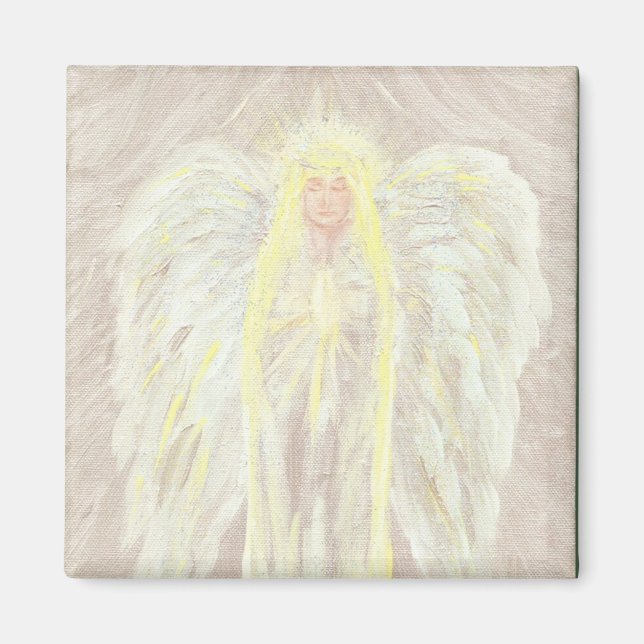 Imán Ángel de oro bendito (Frente)