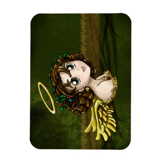 Imán Ángel del acebo (Vertical)