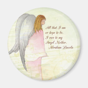 Imán Ángel del día de madre religioso
