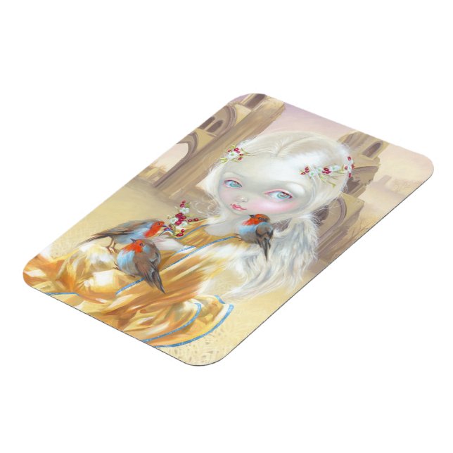 Imán "Ángel en la abadía de Glastonbury" Premium Magnet (Lado Izquierdo)