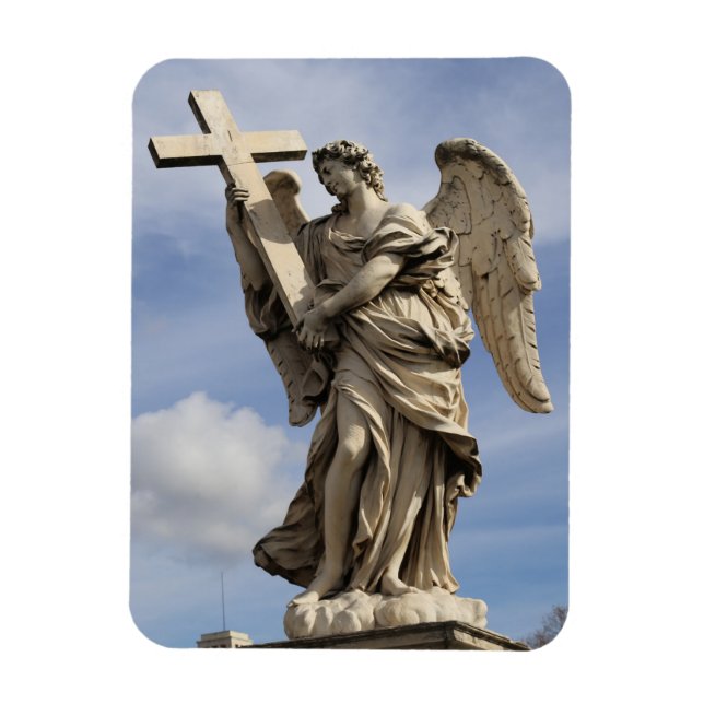 Imán Ángel Estatua Magnet (Vertical)